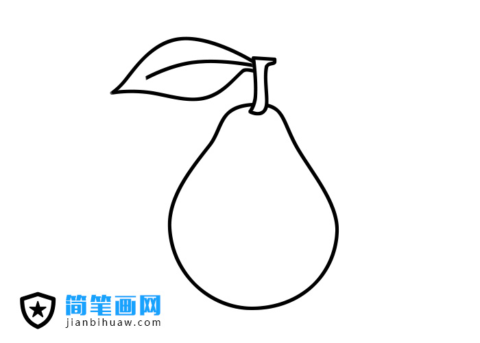 梨子簡(jiǎn)筆圖片及上色