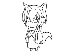 《元?dú)馍倥壗Y(jié)神》巴衛(wèi)簡筆畫圖片