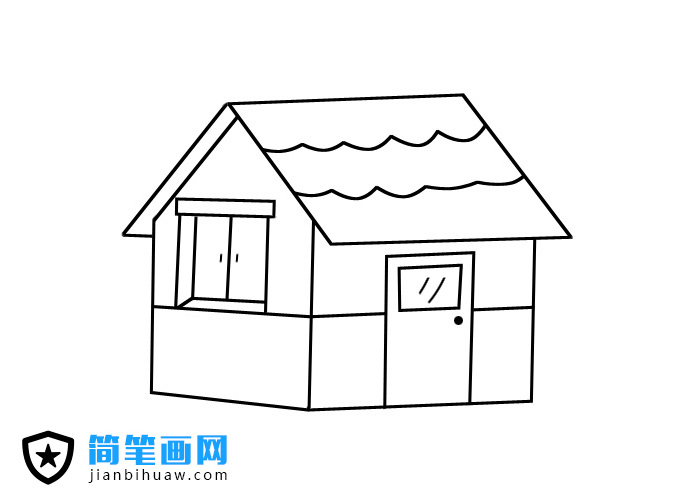 簡單的小房子簡筆畫圖片