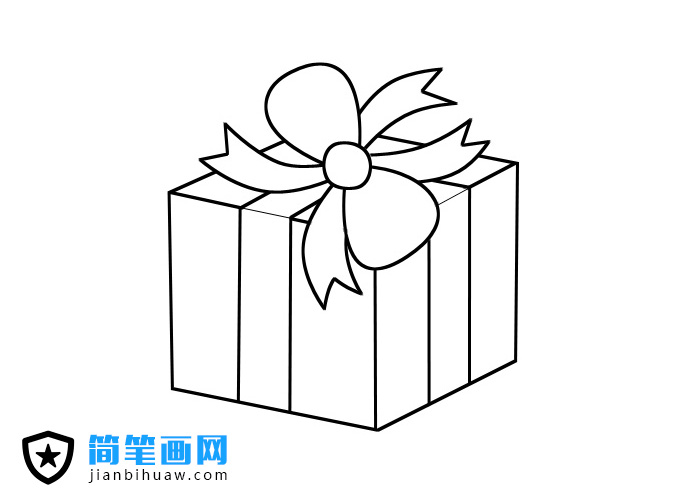 禮物盒簡(jiǎn)筆畫(huà)圖片