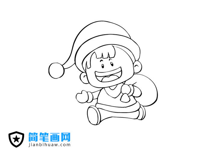 可愛的小孩子簡筆畫