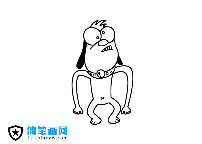 菜包狗簡筆畫圖片